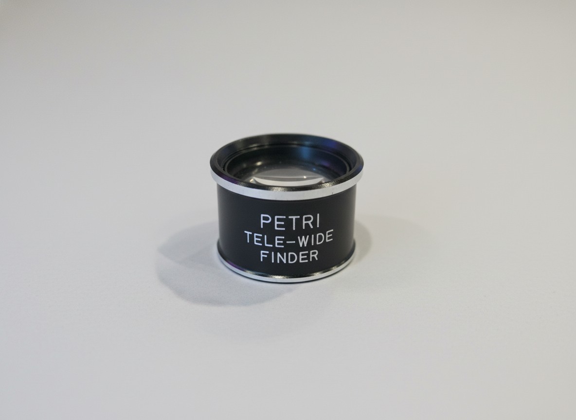 Vintage Petri Auxiliary Lens Set (Tele & Wide) with Finder, Case & Box