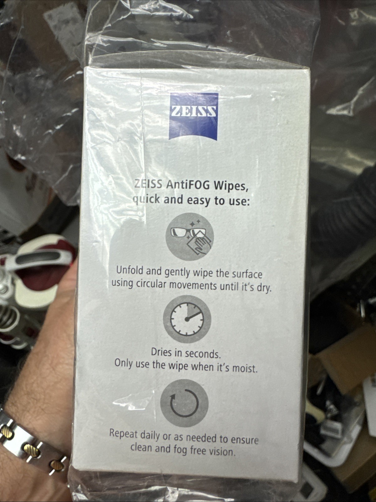 Zeiss AntiFOG Wipes 30-Count Box : Suitable anti-fog wipes for All Glass Lens