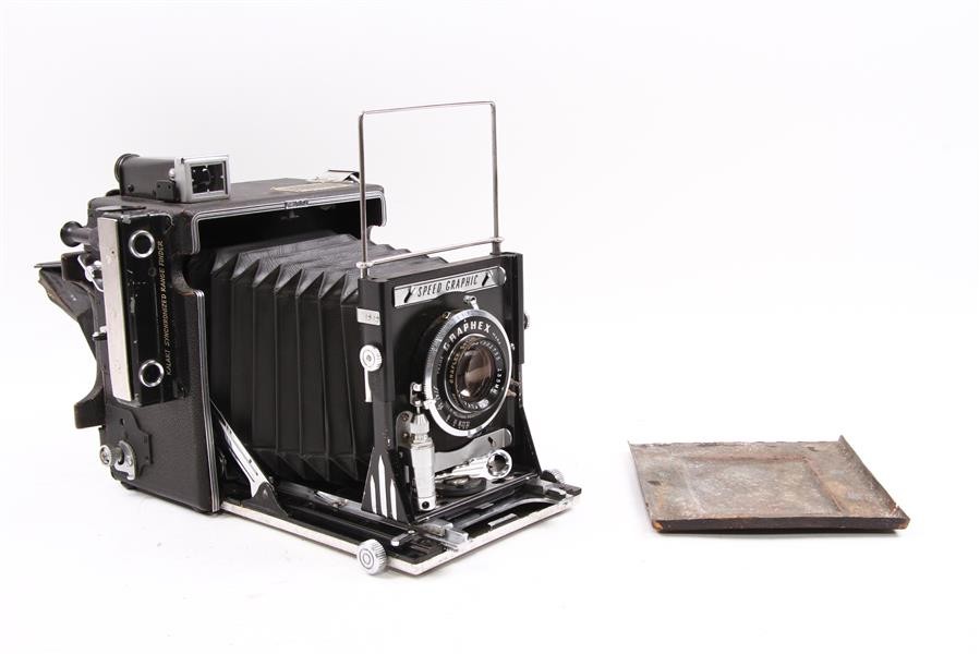 Used Graflex Speed Graphic 4×5 Camera w/ 135mm f/4.7 Optar Lens