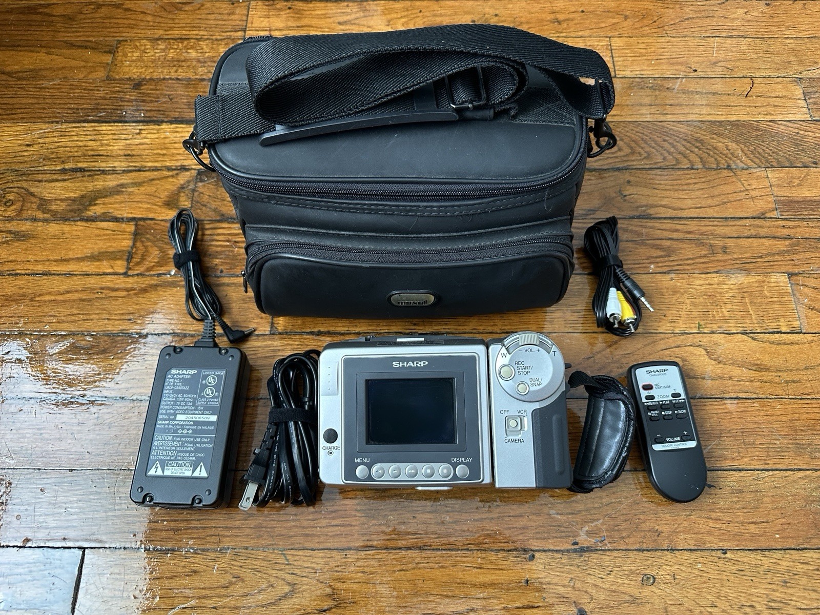 Sharp Viewcam VL-AH151U Hi8 Analog Camcorder – Tested & Working