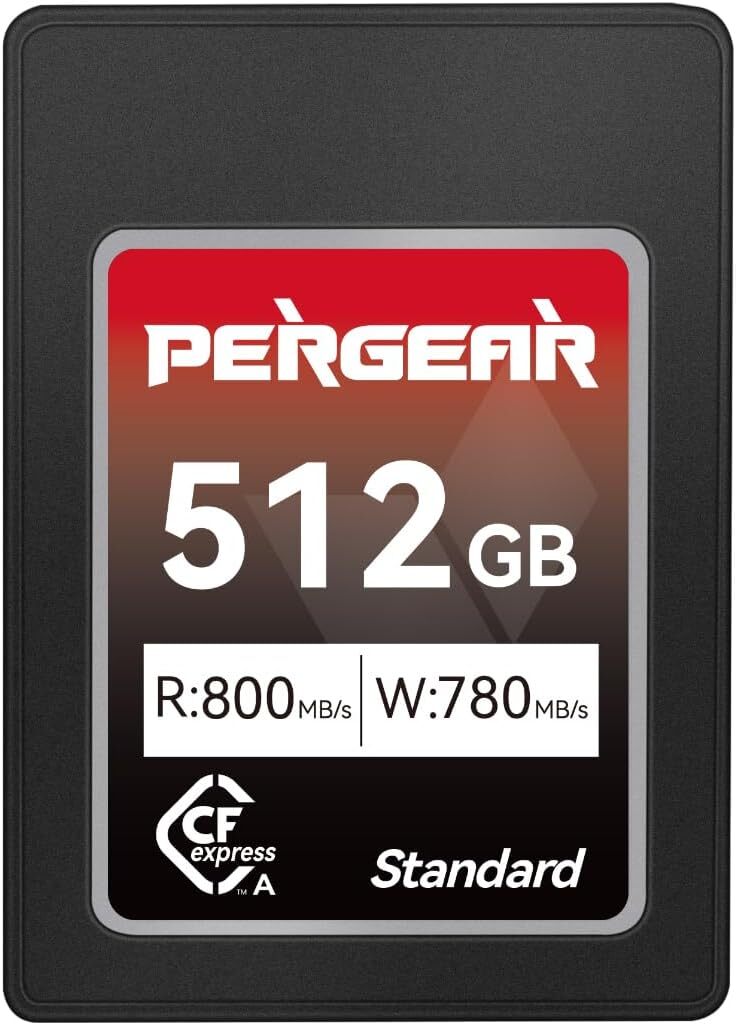 US Pergear New 512GB CFexpress Type A Memory Card Up to 780MB/s Read Speed