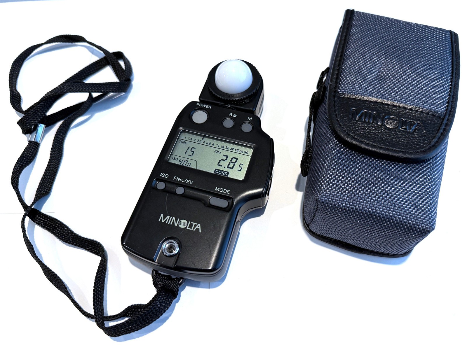 Minolta Auto Meter IV F Flash Meter – with Original Strap & Case, Nice!