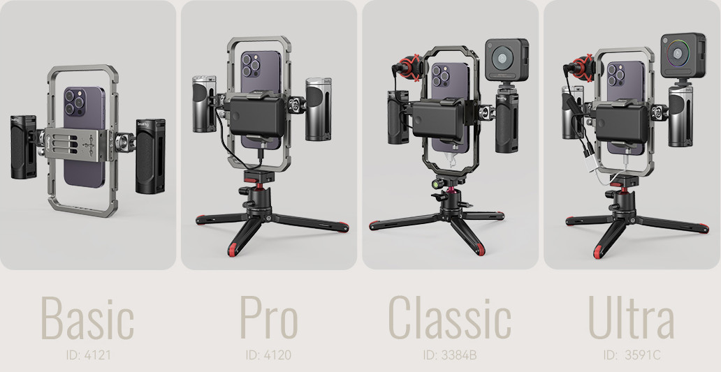 SmallRig Professional Protab Phone Video Rig Kit Vlogging Live Streaming 2022