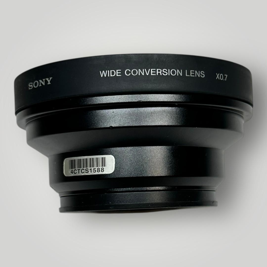 SONY 58MM 0.7X HI-GRADE WIDE LENS VCL-HG0758 BLACK
