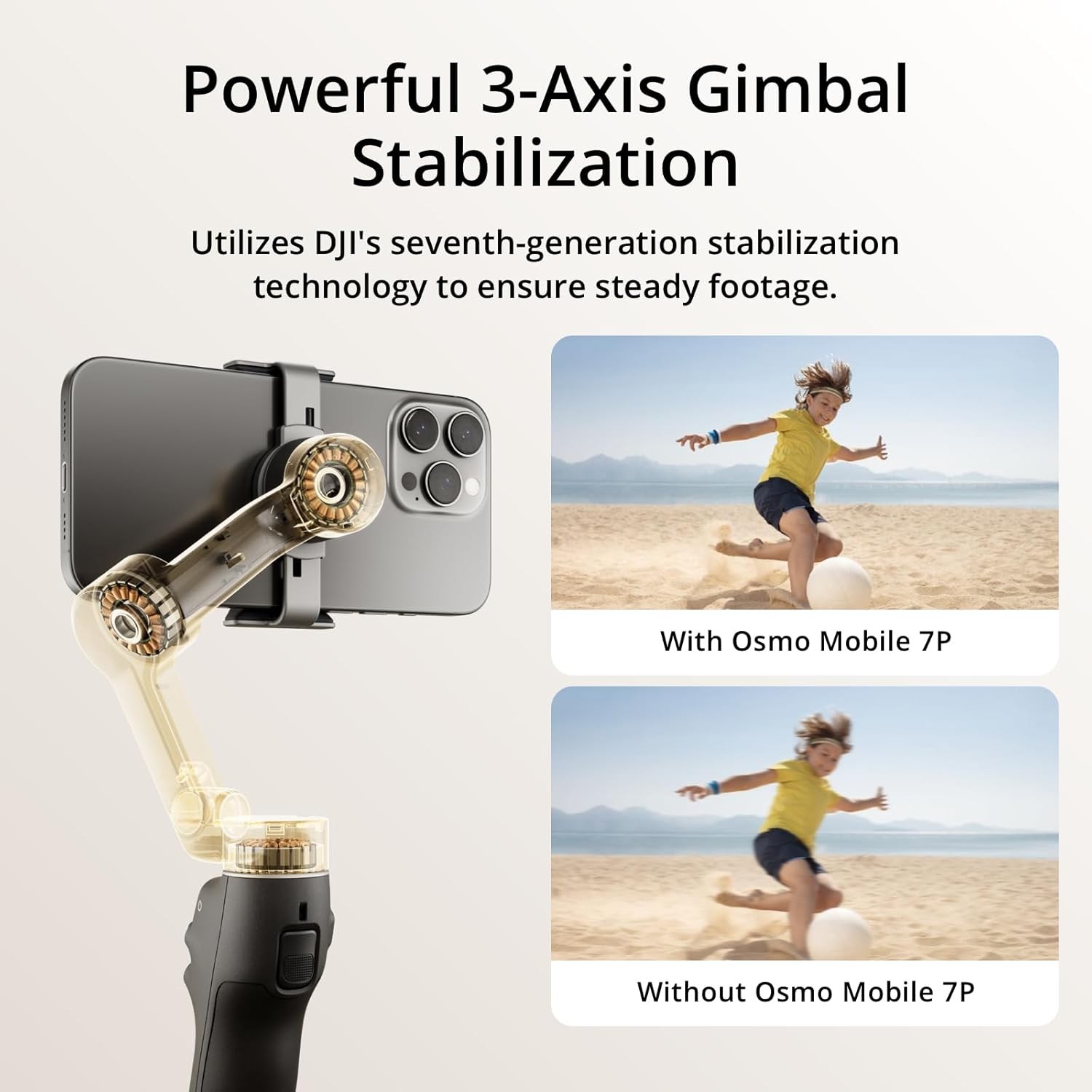 DJI Osmo Mobile 8 Gimbal Stabilizer for Phone AI Native Tracking with Audio & L