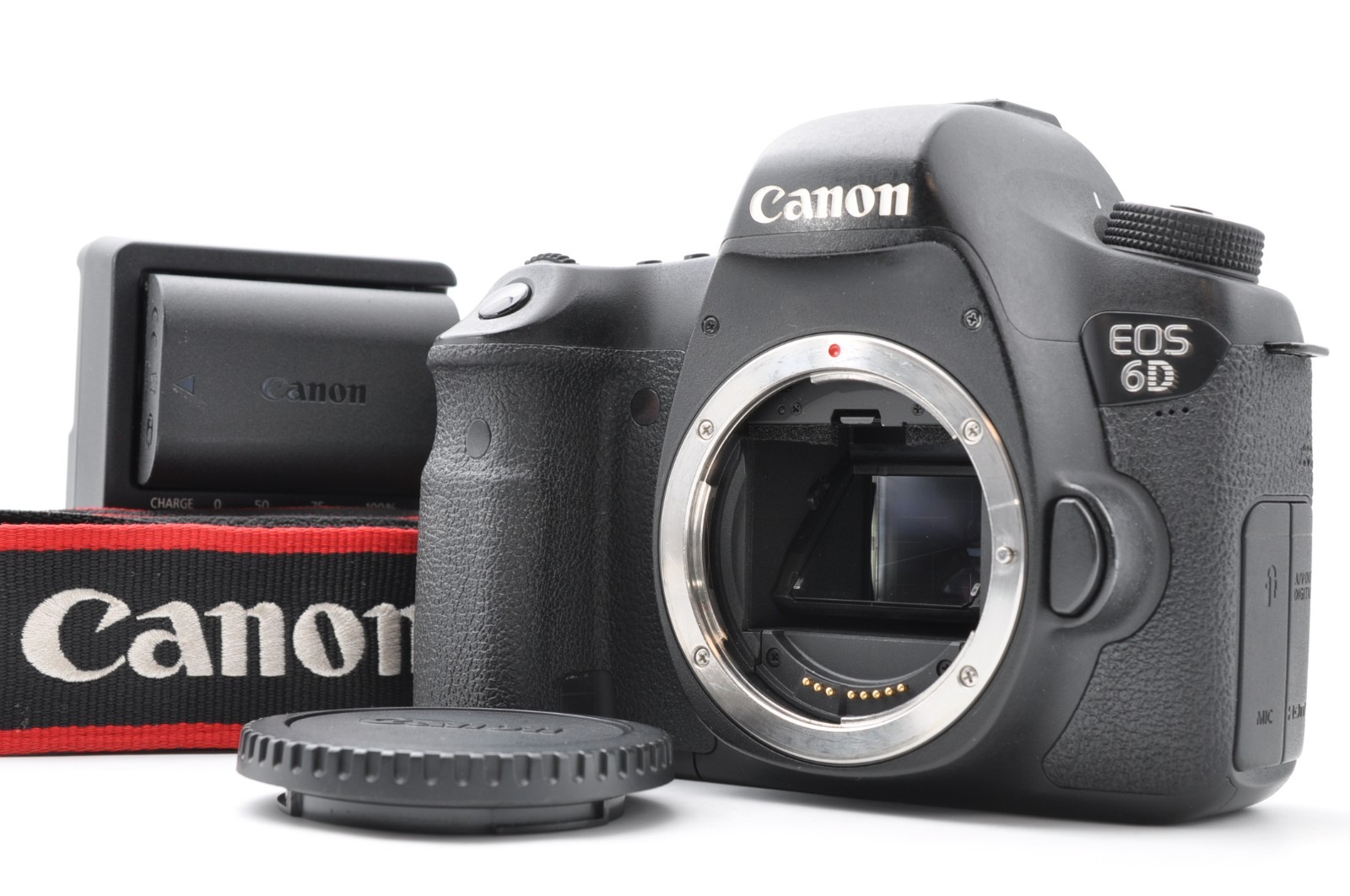 Excellent+5 Canon EOS 6D 20.2 MP Digital SLR Camera Body Only w/ Charger