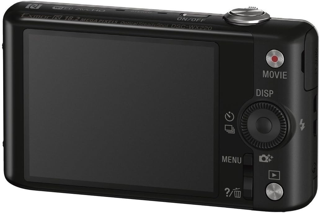 Sony Cyber-Shot DSC-WX220 Digital Camera 18.2 MP 10x Optical Zoom w/ Accessories