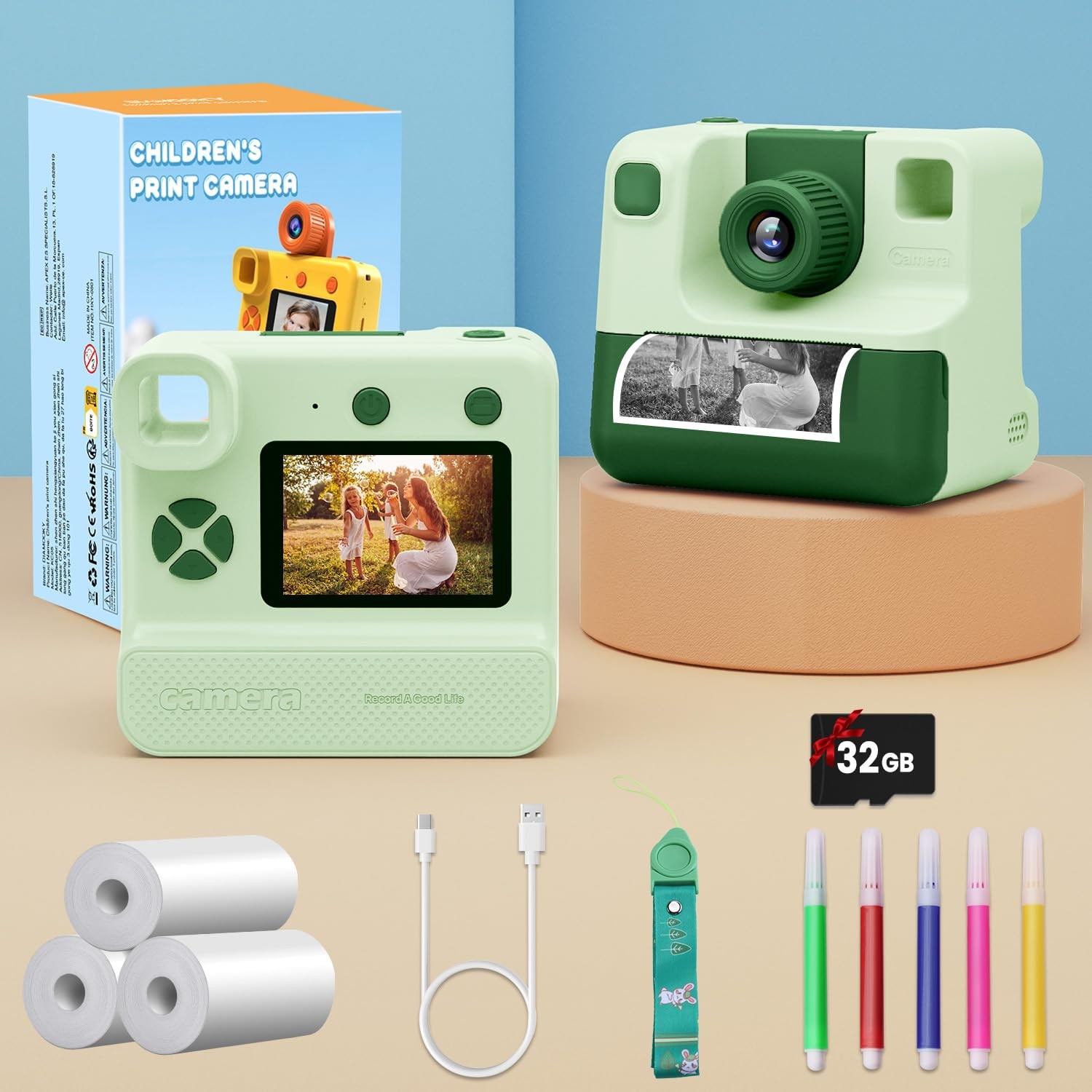 Instant Print, Christmas Birthday Gifts for Girl Boys 3-12 Years Old, FHD Sel…