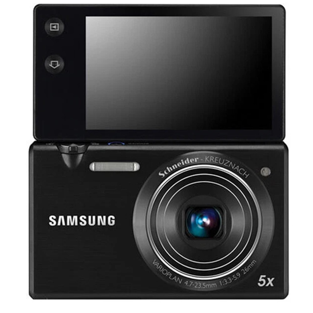 Samsung MV800 Digital Camera 16.1MP 5X Optical Zoom Selfie Flip-out Vlog Black