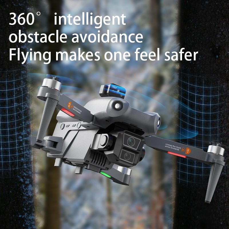 8K GPS Drone w/ Touchscreen Controller, 5G FPV, Dual Battery, Auto Return