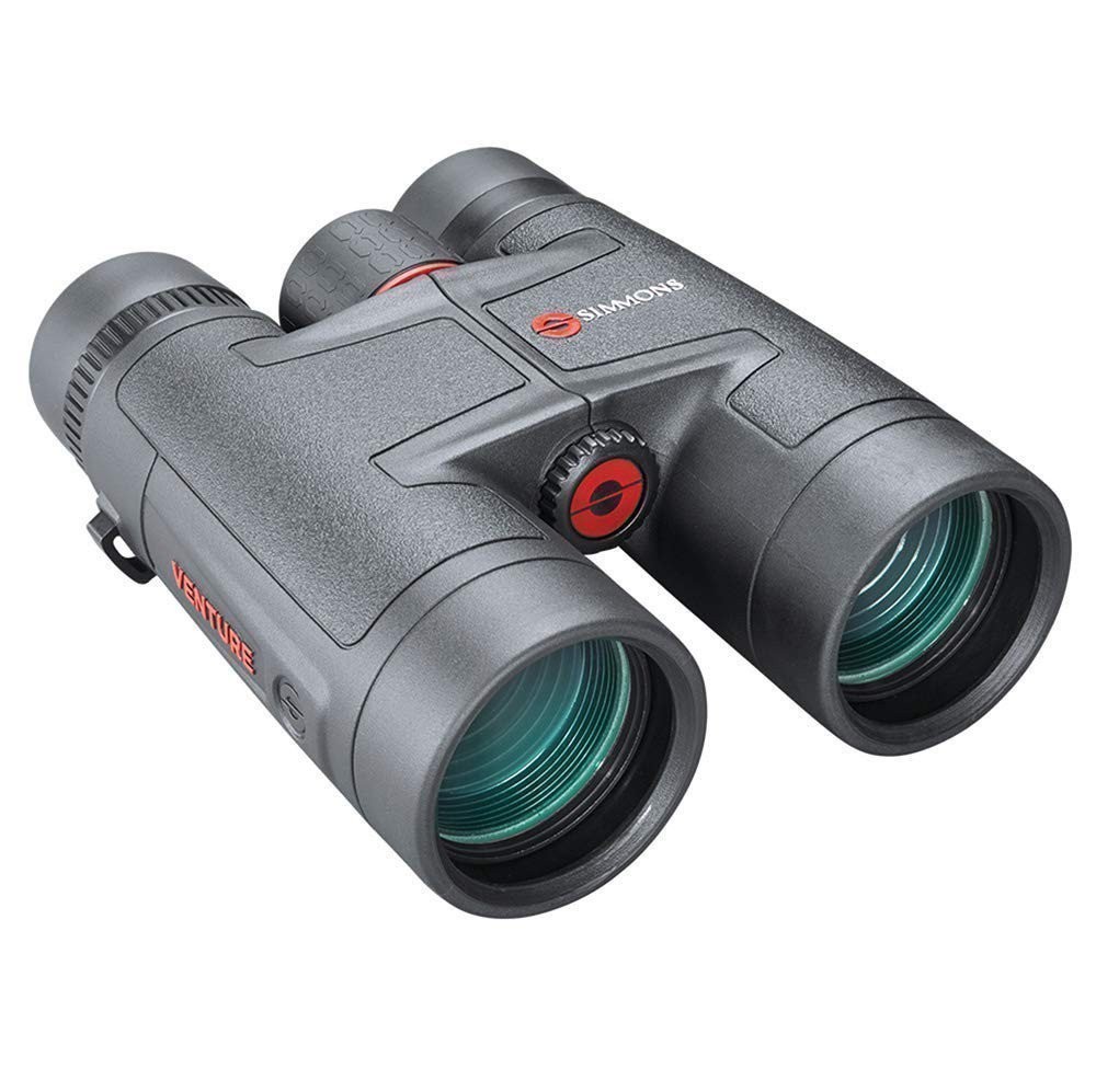 Simmons 8×42 Roof Prism Binoculars Black FMC w/ Strap & Carrying Case 897842R