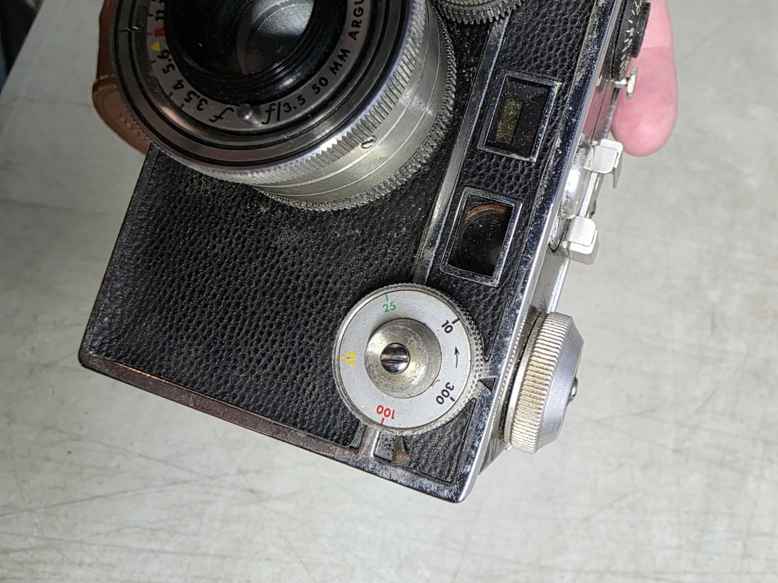 🔥 Argus C3 50mm f/3.5 Coated Cintar Lens 35mm Rangefinder Film Camera Mich DNR