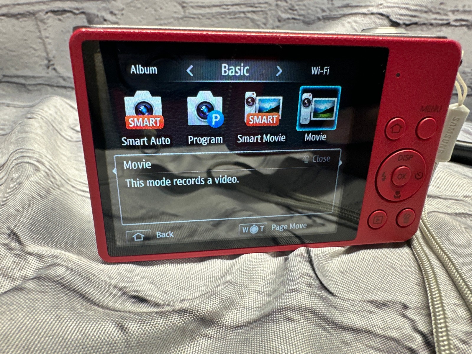 Samsung Smart DV300F 16.0MP Digital Camera Red Battery