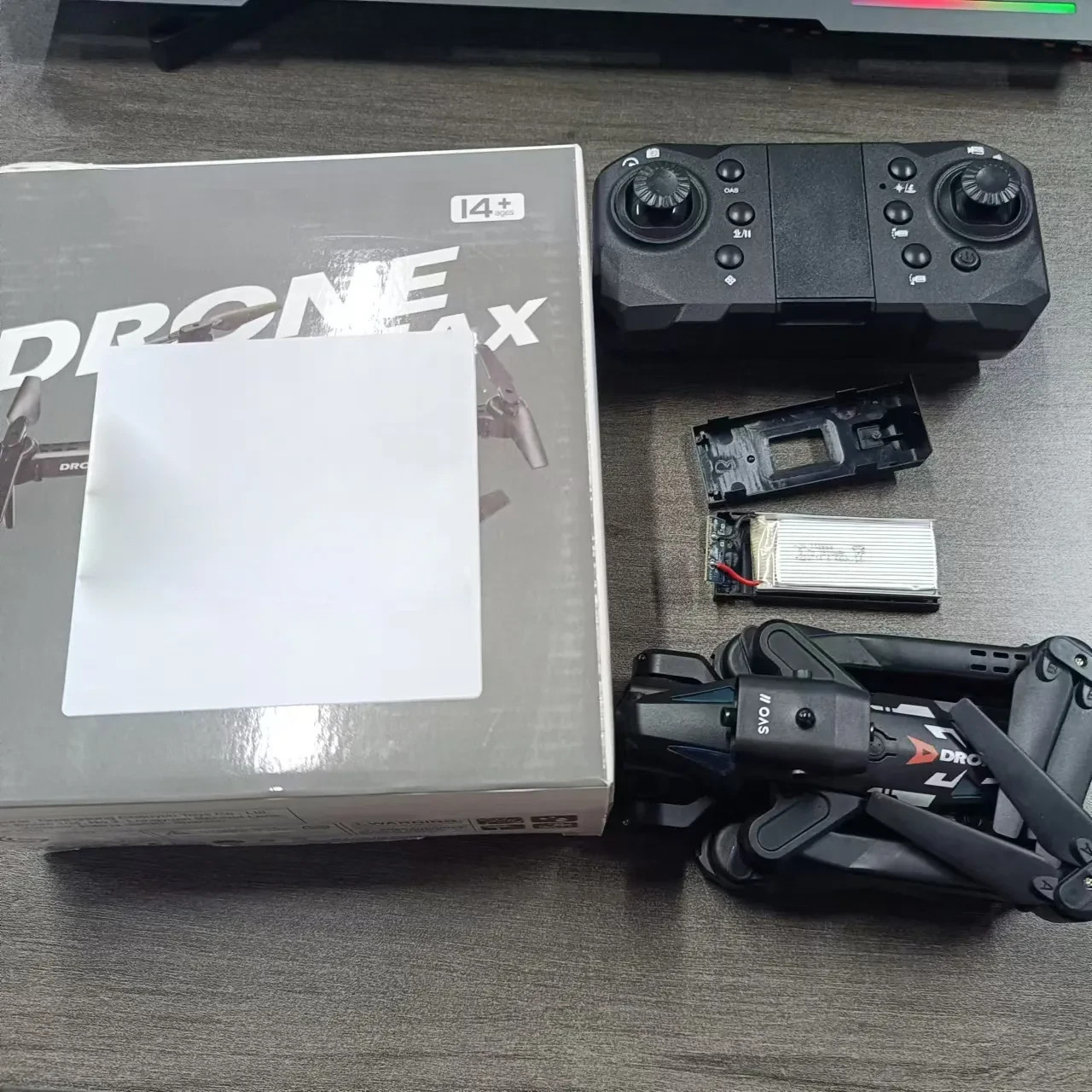 C10 Black – Triple Camera – Dual Electric Drone-BLACK