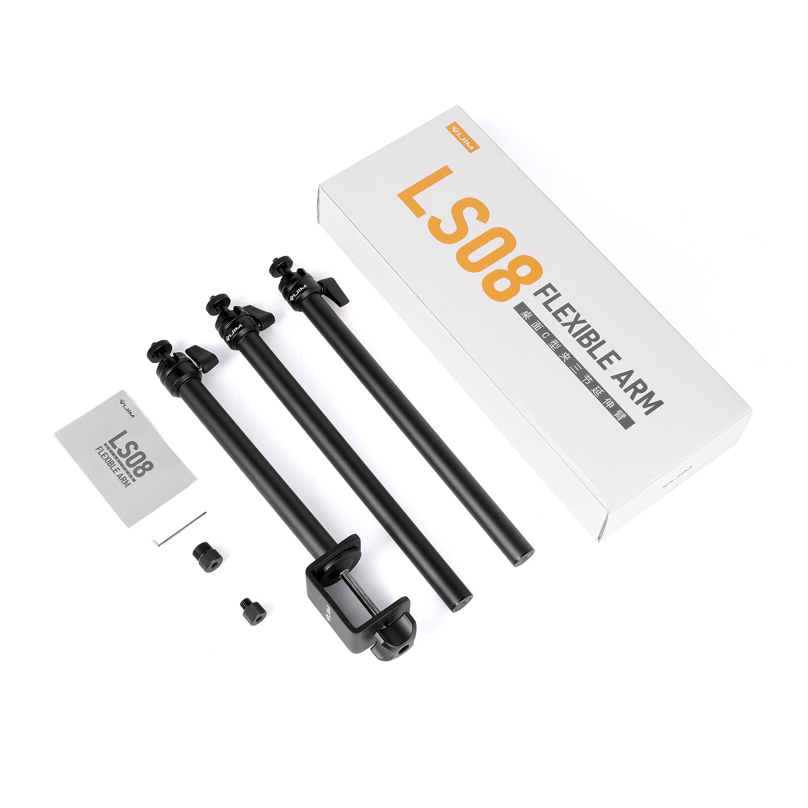 Ulanzi VIJIM LS08 Flexible Overhead Camera Mount Desk Stand Pole Stick Bracket