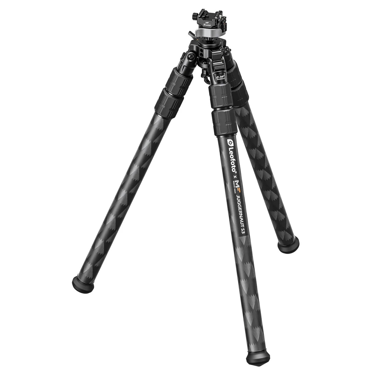 Leofoto Juggernaut S3 Carbon Fiber Tripod w Head compatible with Arca/Picatinny