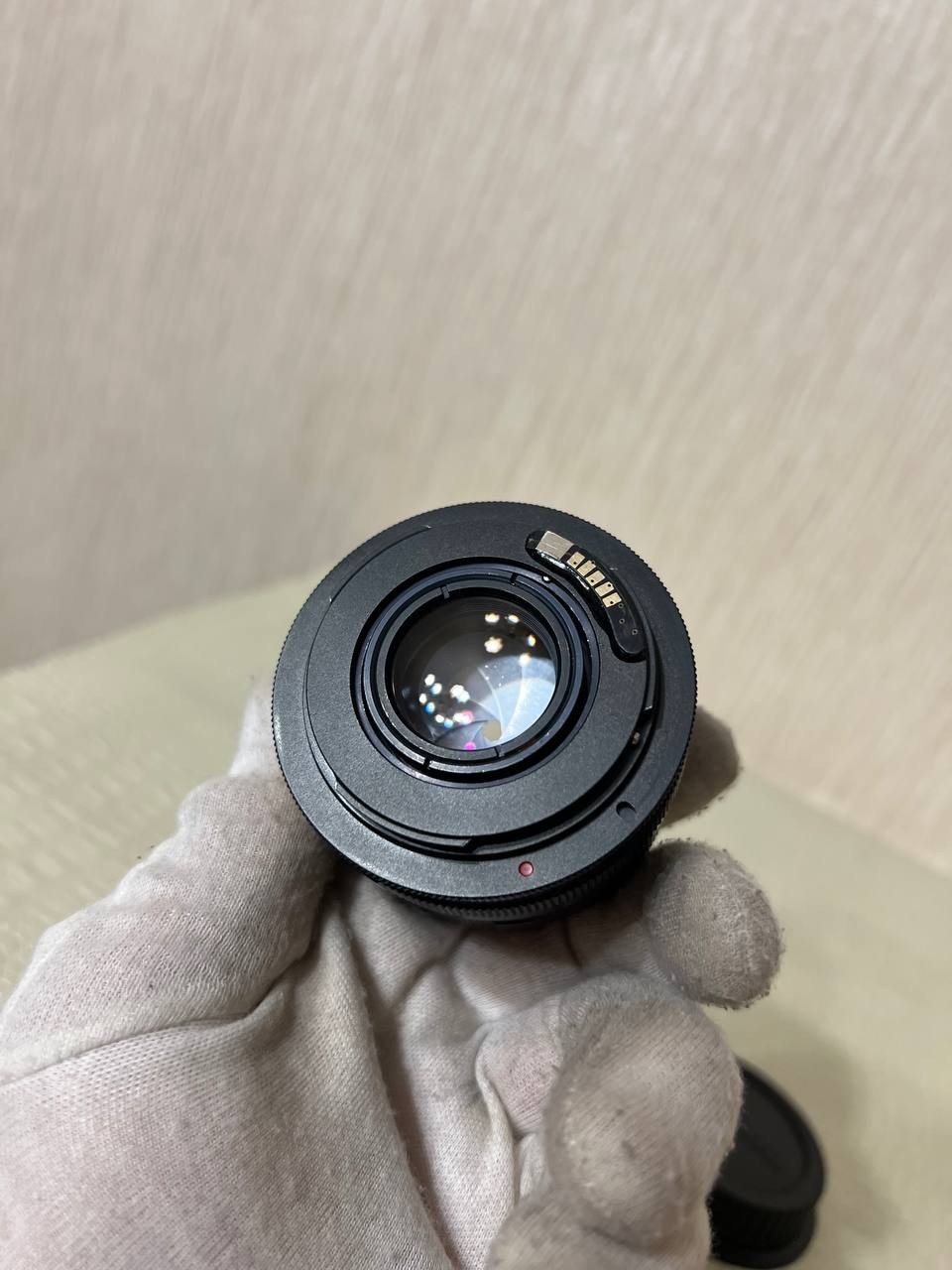 Vintage Soviet Lens Helios-44M 58mm f/2 M42 with Canon EOS Adapter Swirly Bokeh