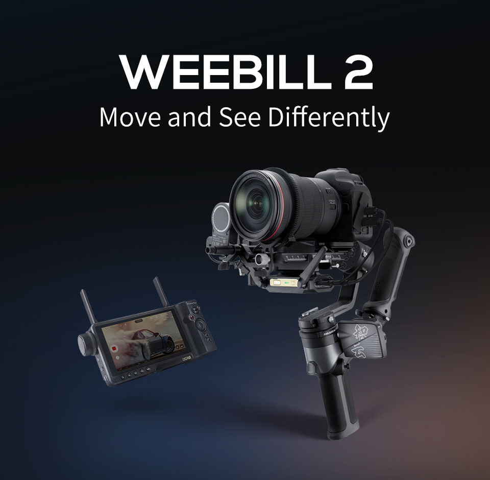 ZHIYUN Weebill 2, 3-Axis Handheld Gimbal stabilizer For Mirrorless Cameras DSLR