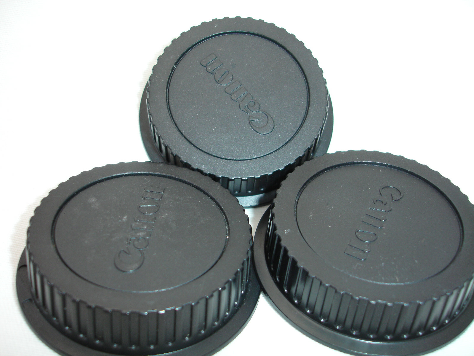CANON Rear lens CAP , lot of 3 caps, EF , EOS mount , Genuine / OEM, Malaysia