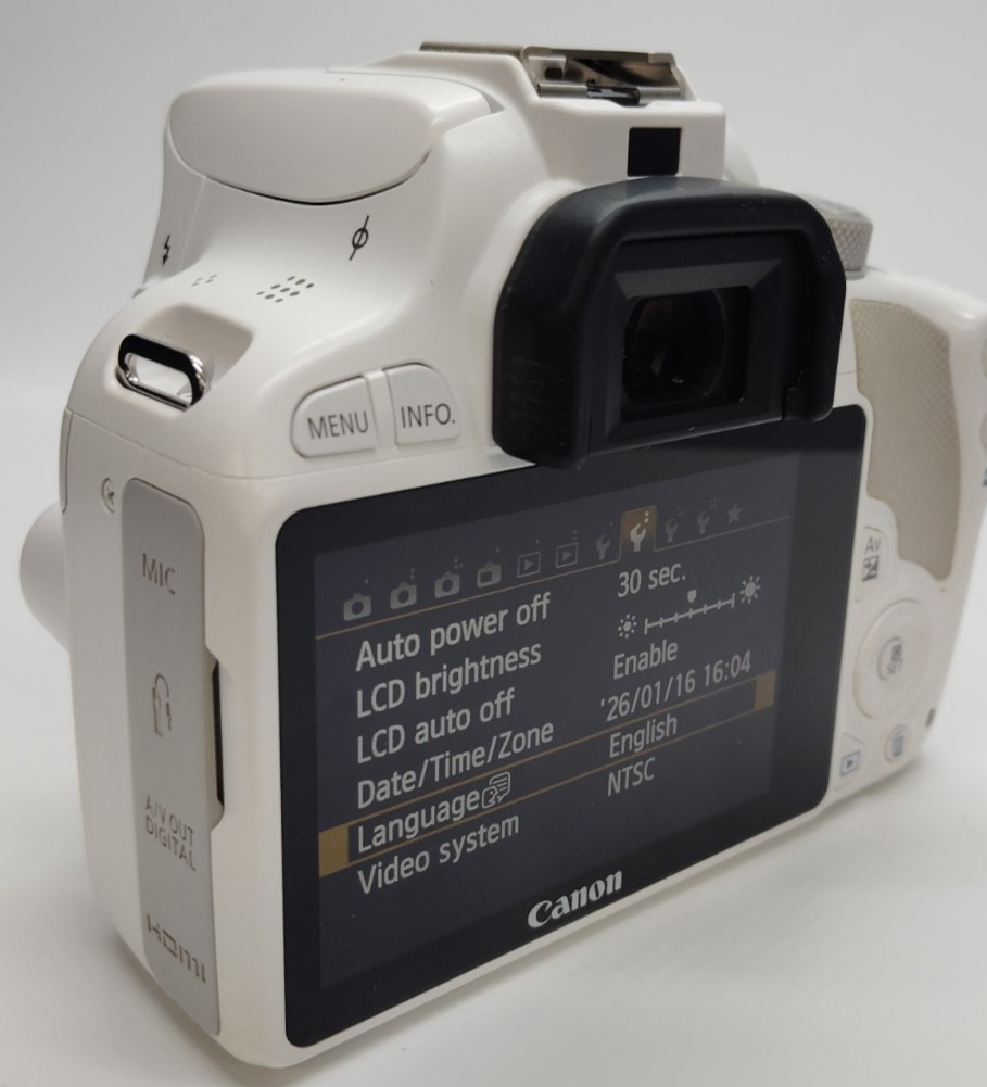 Canon EOS kiss X7 18.0MP DSLR Camera Body White Near Mint! S/C22,489 JP 20251223