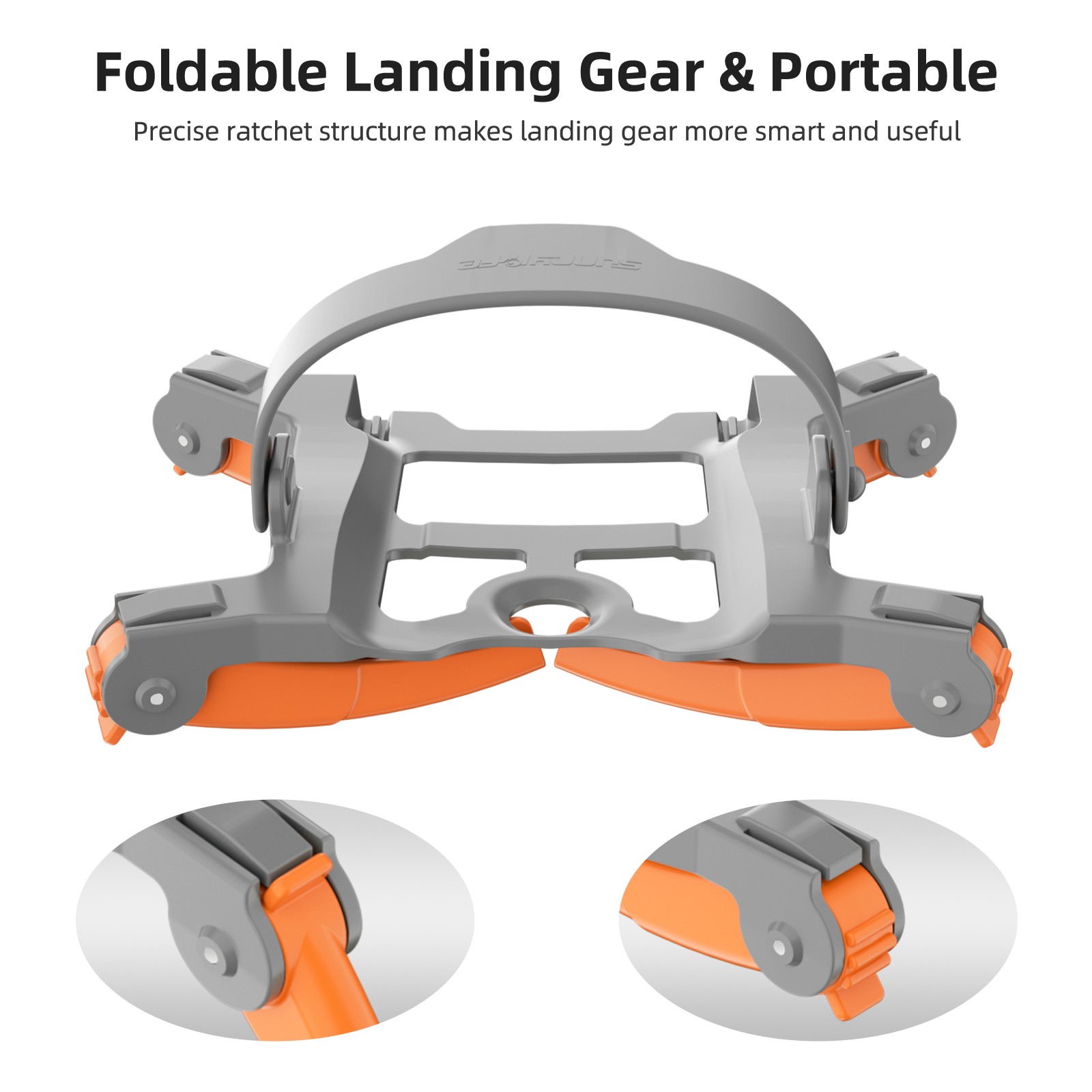 For DJI Mini 5 Pro Drone Heighten Landing Gear Folding Stand Holder Accessories