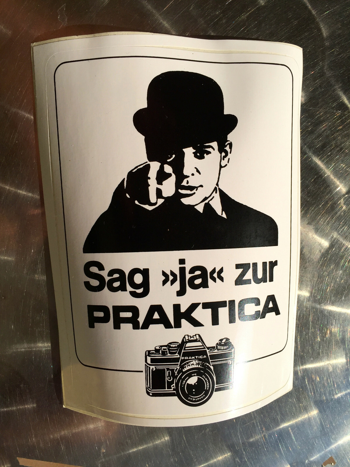 Orig. PRAKTICA Sticker – Sag Yes ” For PRAKTICA – Classic-Camera-Store