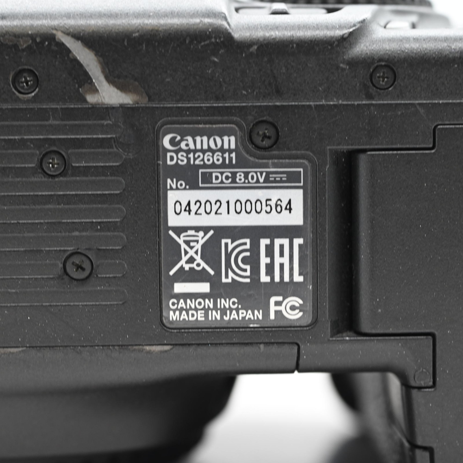 Canon EOS 5DS R DSLR 50.6MP Camera Body #564