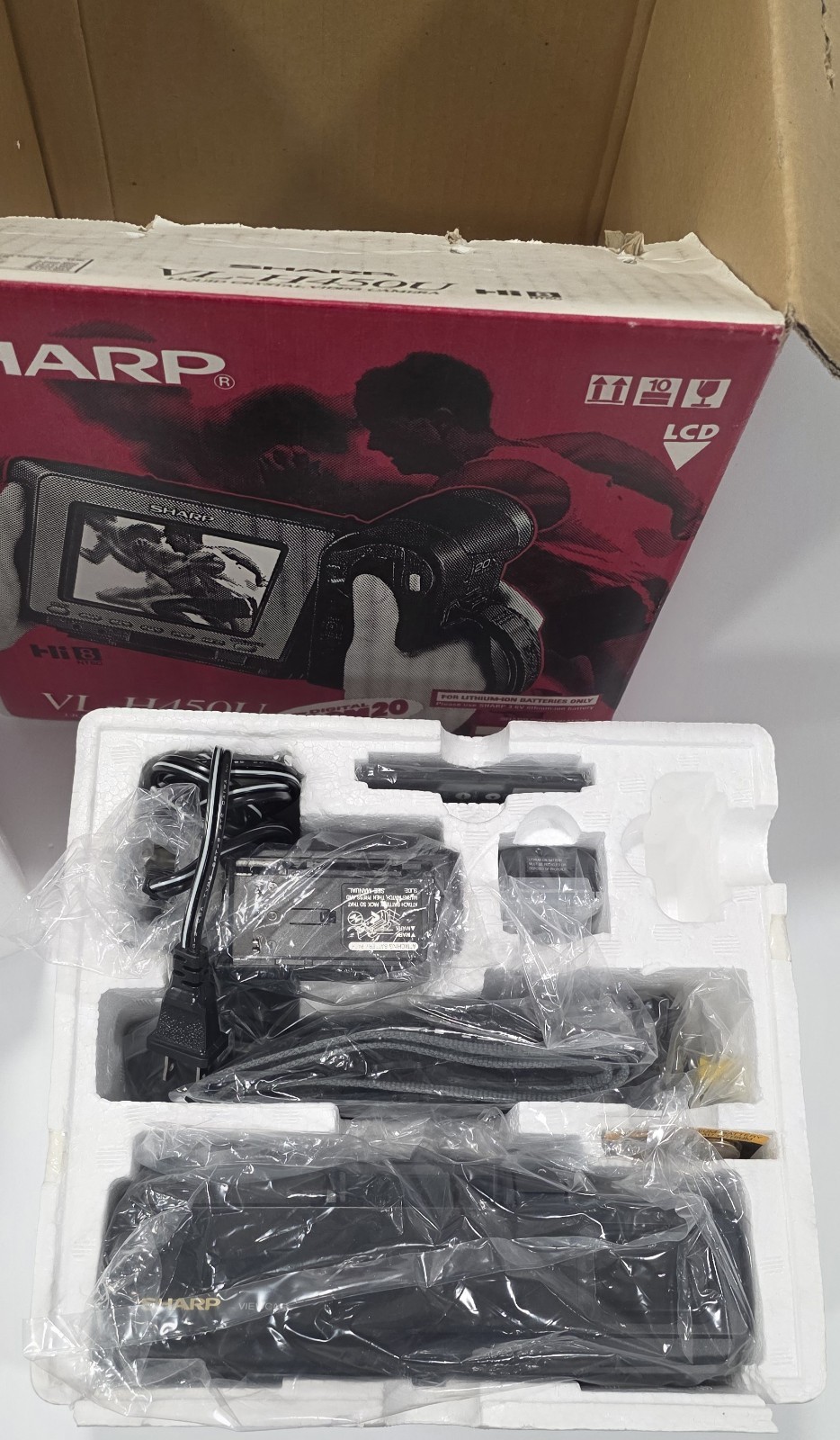 Vintage Sharp VL-H450U Viewcam – W/Accessories Original Box Read Description