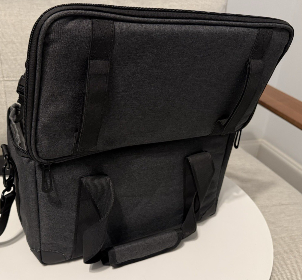 Godox padded Carry Bag 14x9x7 Gray/Black Camera Lens Gopro Flash Shoulder Strap