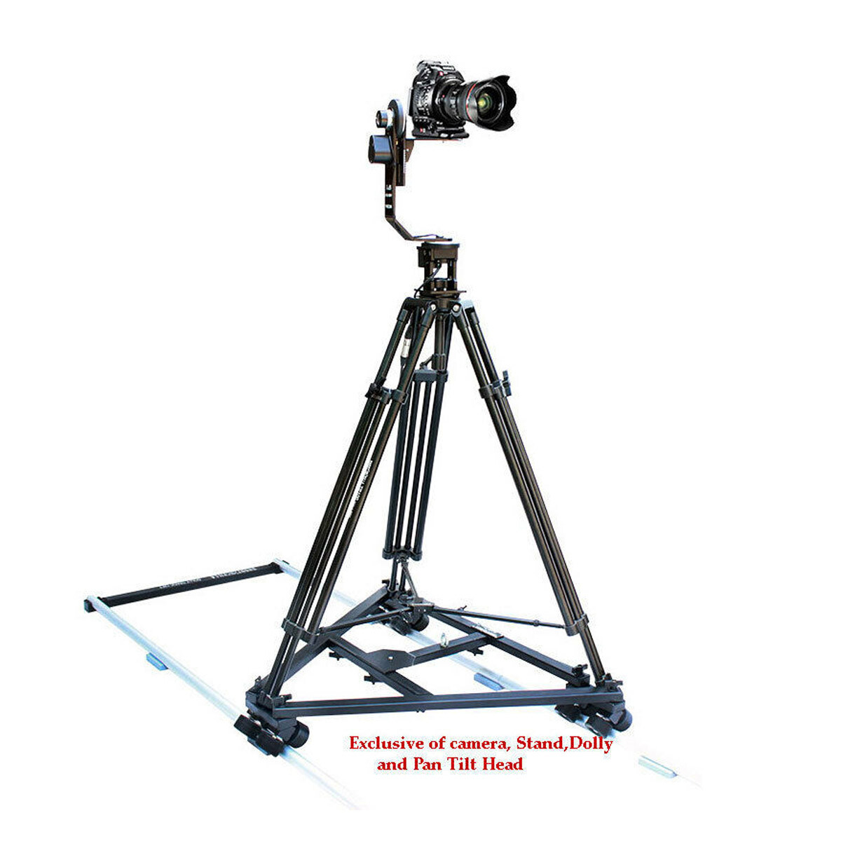 Shootvilla Aluminum 12ft Straight Tripod Dolly Track for load upto 450kg