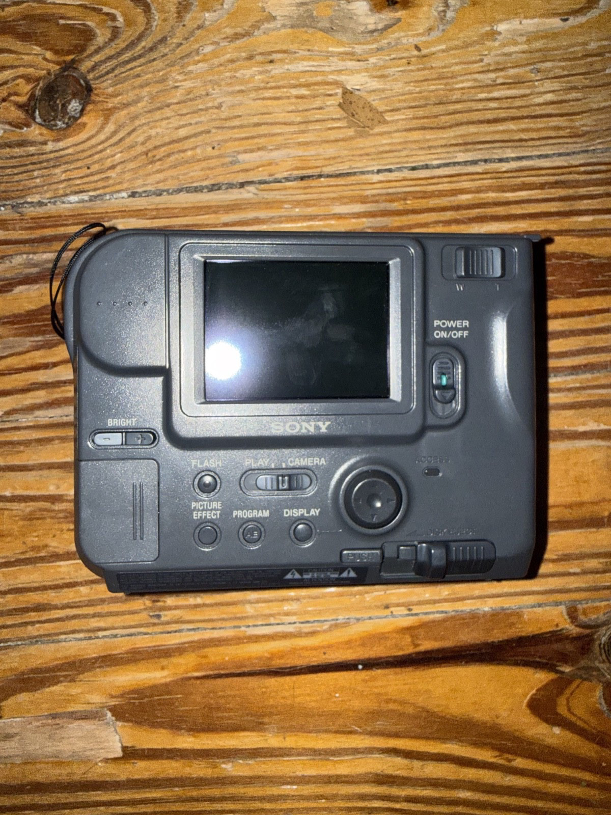 Sony Mavica MVC-FD75 0.4MP Digital Camera – Metallic gray – TESTED WORKS