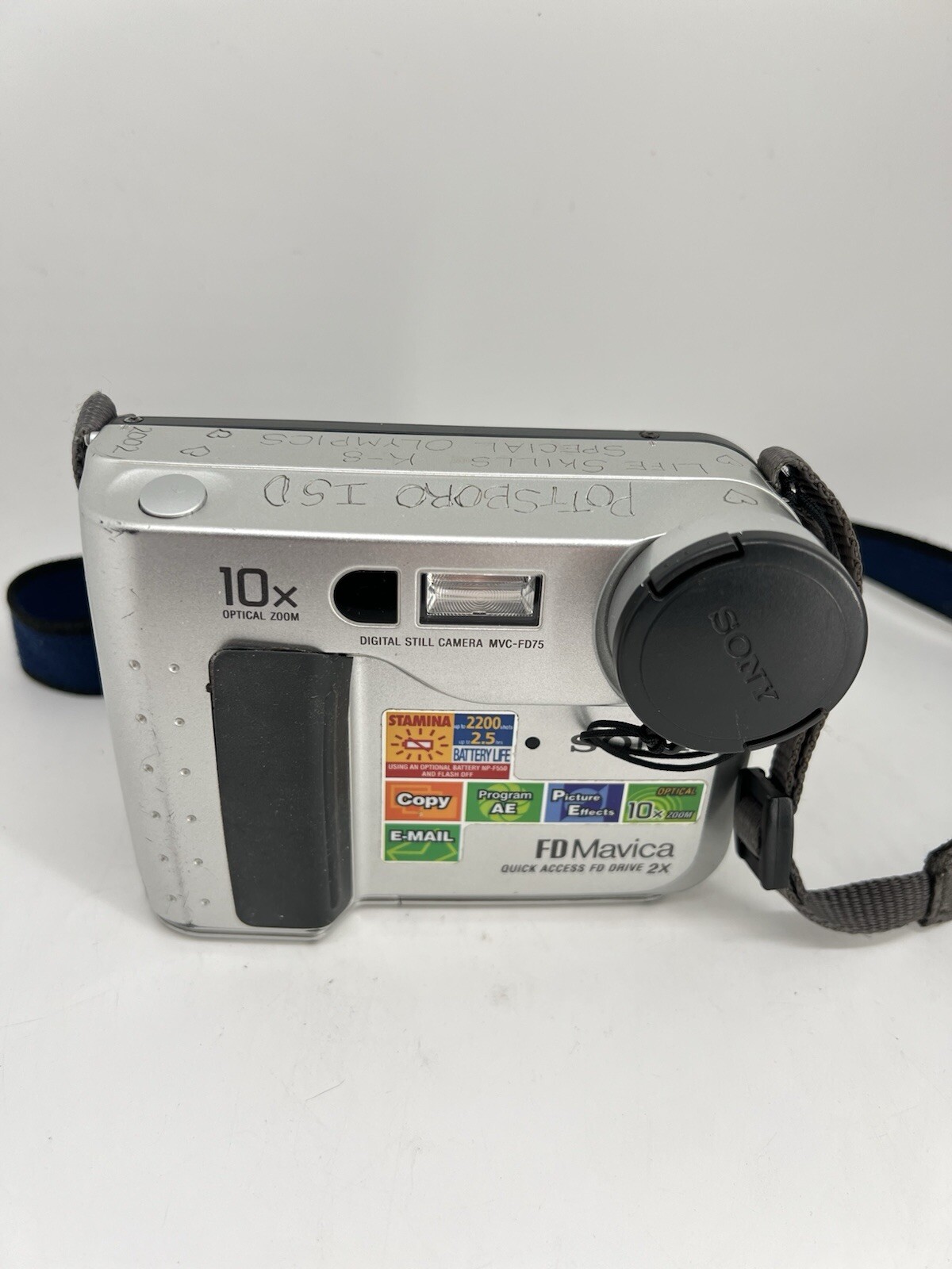 Sony FD Mavica Digital Camera MVC-FD75 UNTESTED AS-IS