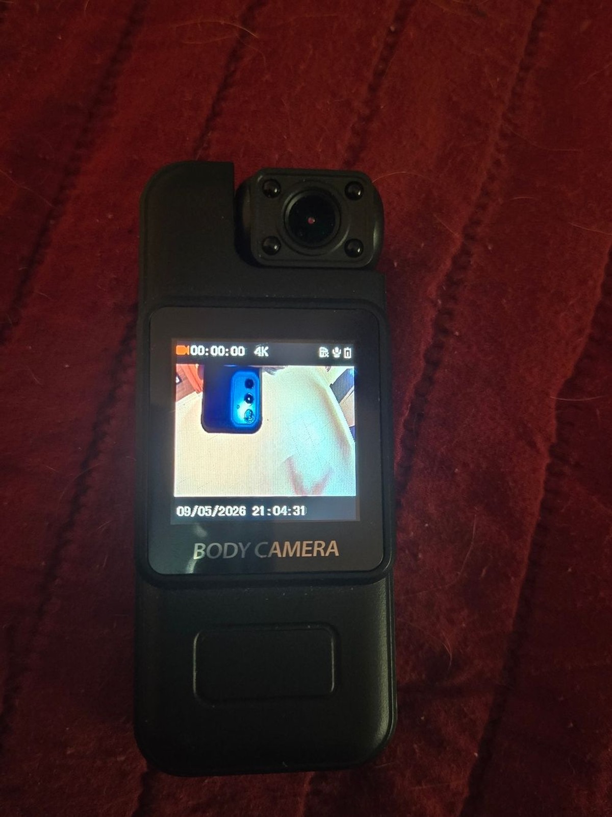 Source Unknown Black Clip-On Body Camera