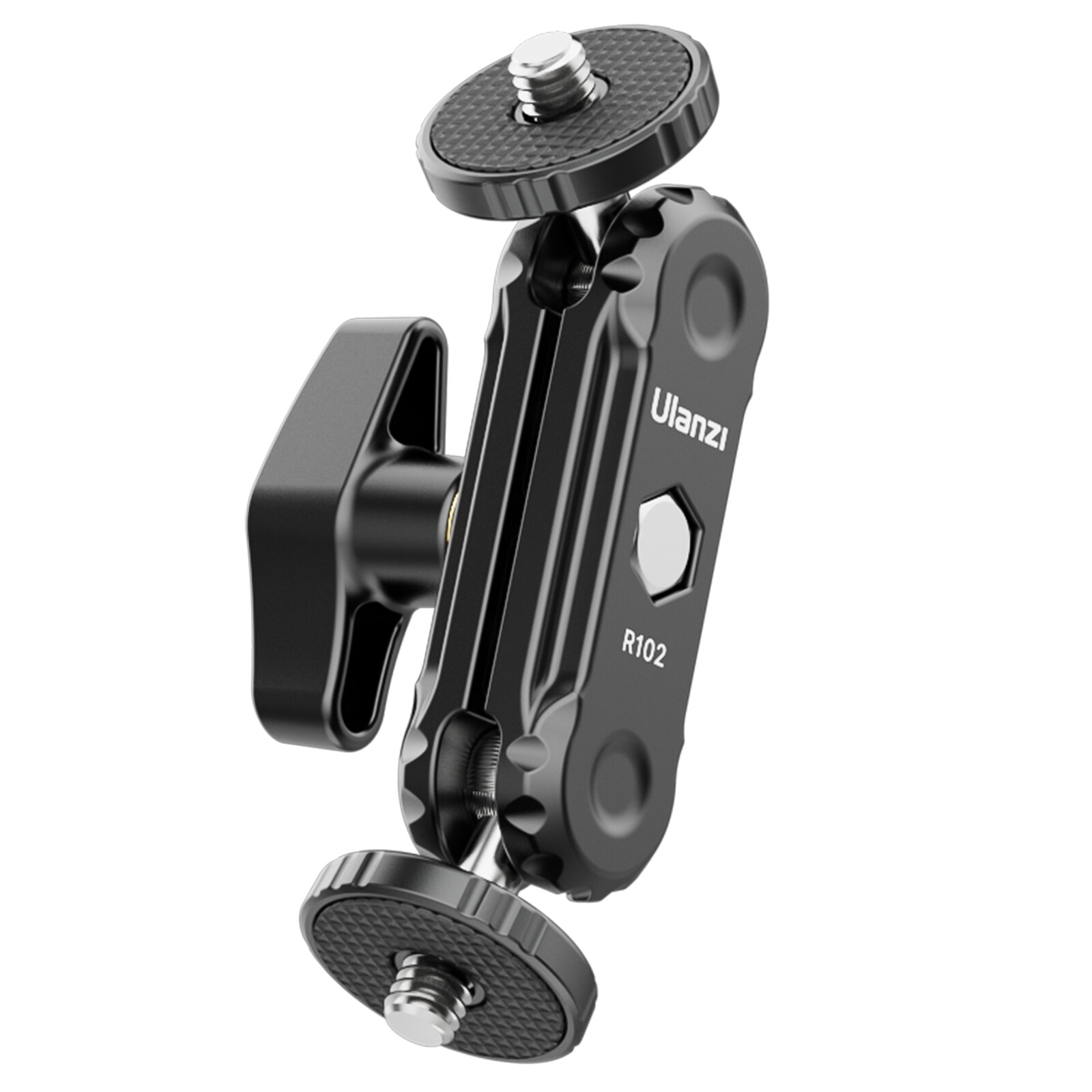 Ulanzi R102 Double 360° Ball Heads Magic Arm Holder Mount for Camera Monitor