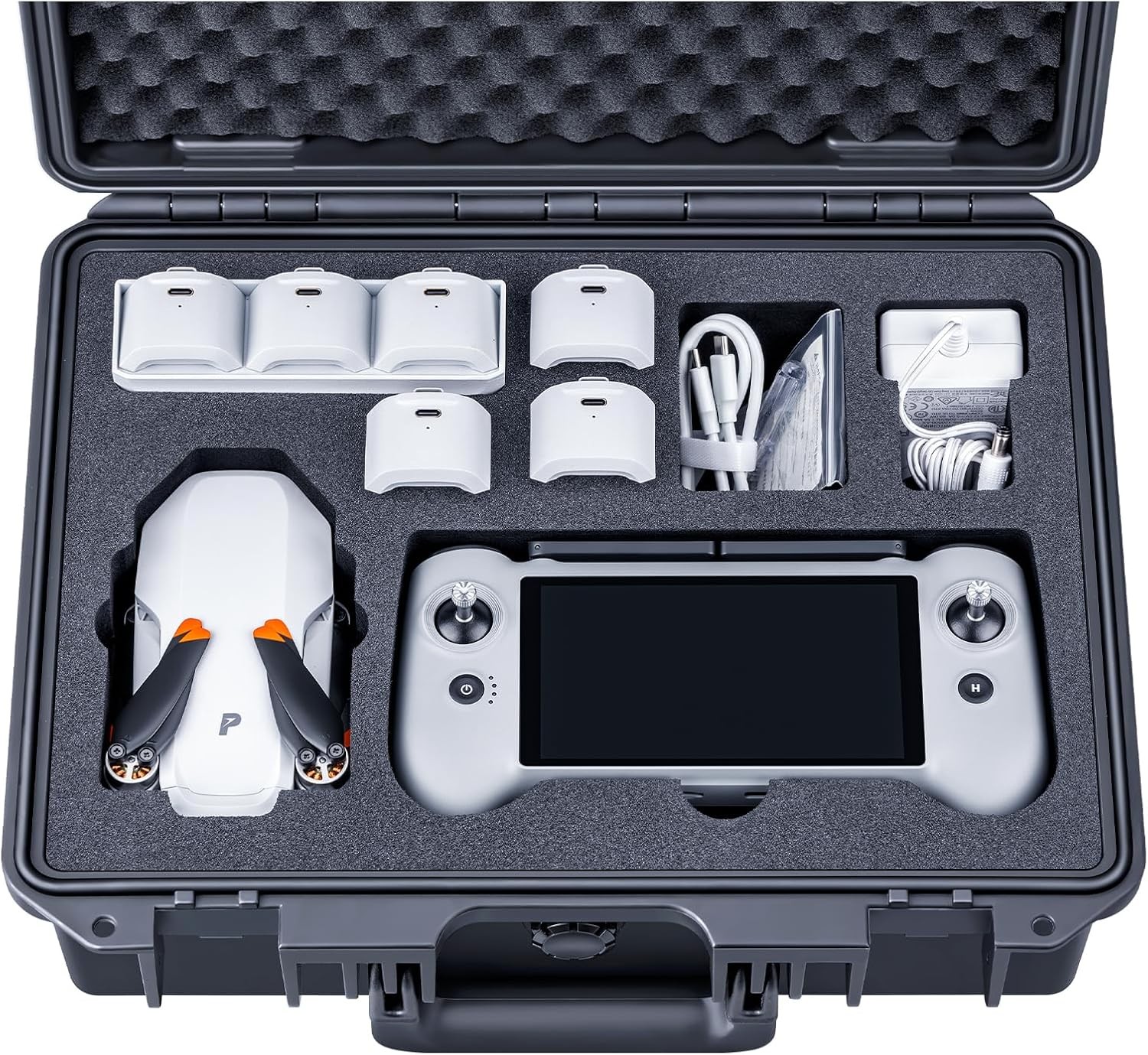 Lykus Titan AM110 Waterproof Hard Case for Potensic Atom 2 and PTD 1 RC, Supp…