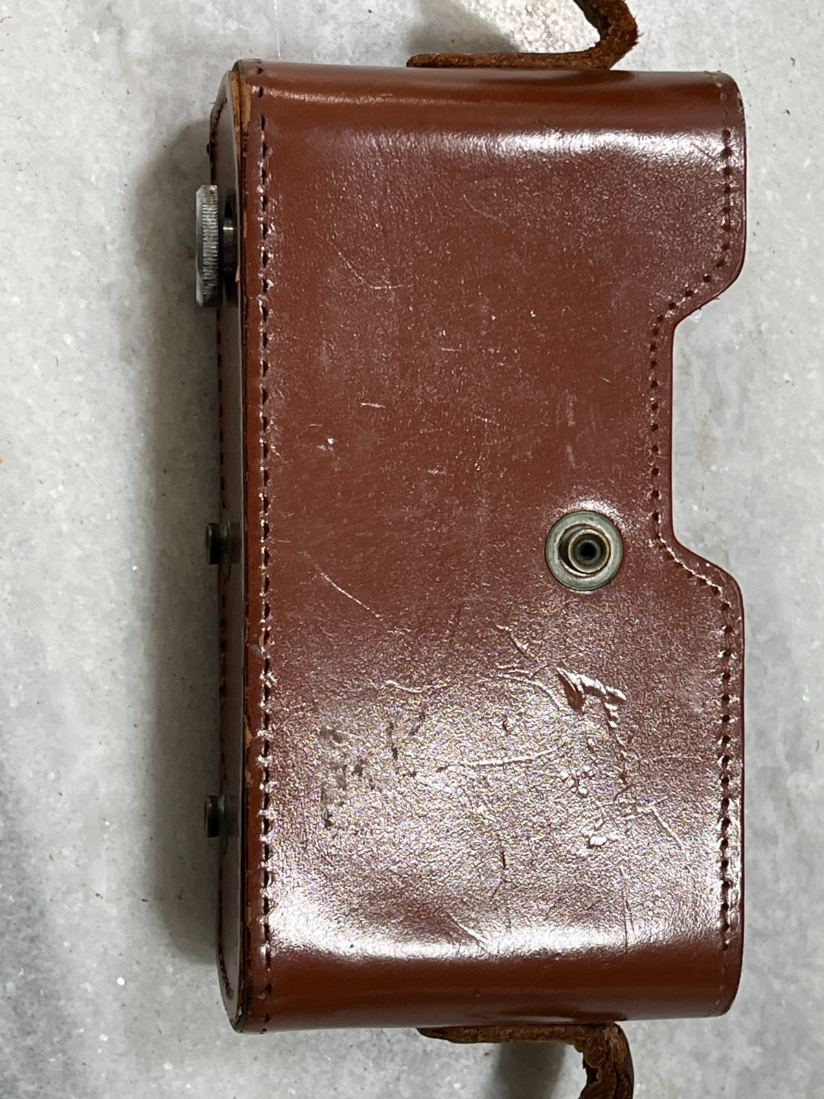 VINTAGE Argus C3 BRICK 35mm CAMERA f/3.5 50mm Lens Leather Case –
