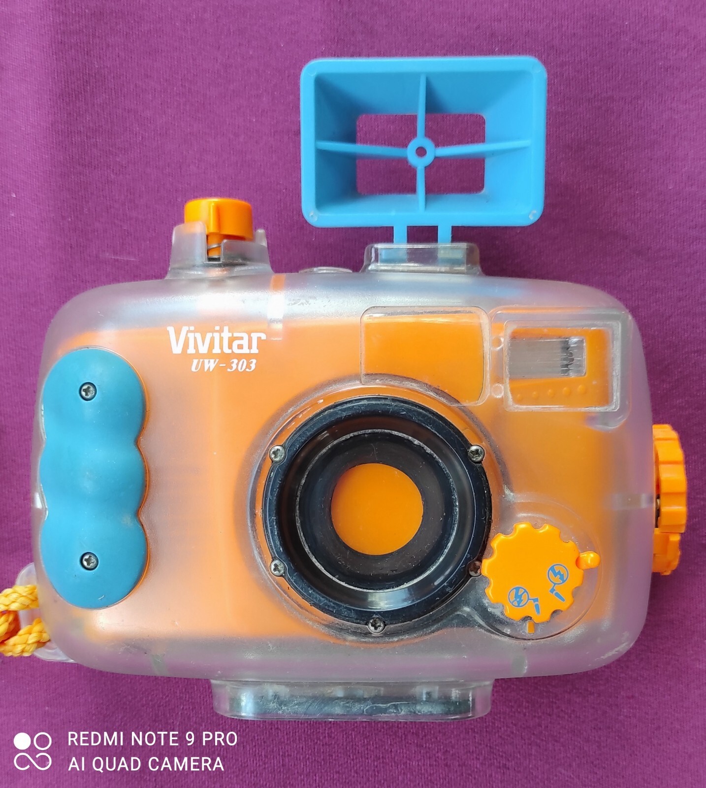 Vivitar 303-UW Compact Analog Camera With Underwater Case