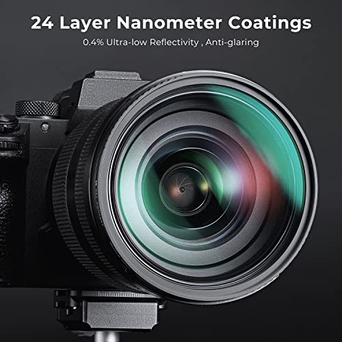 Black Diffusion 1/8 Waterproof Mist Cinematic Effect Camera Lens Filter 52mm