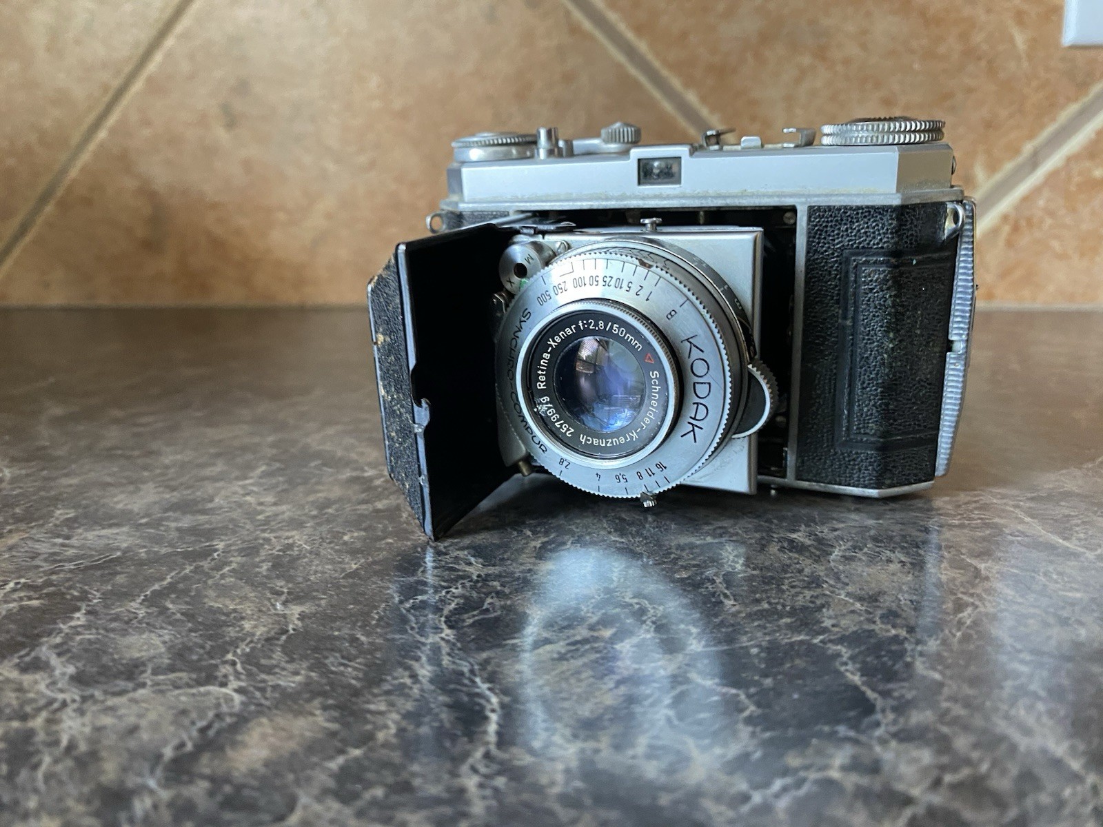 Kodak Retnia Ia Folding 35mm Camera With Xenar 50mm 2:8 Lens
