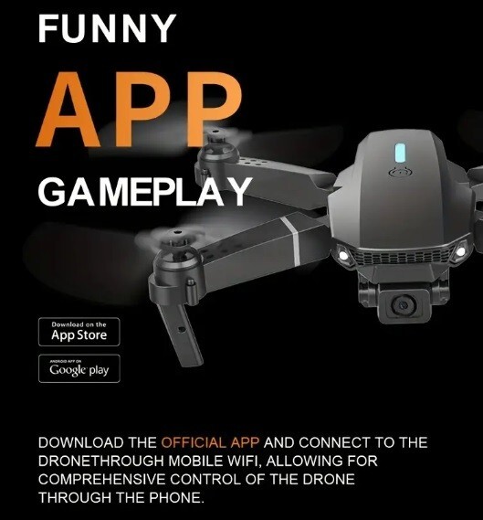 DJI Drone Style 2025 HD Dual Camera Selfie WIFI FPV Foldable RC Quadcopter Full