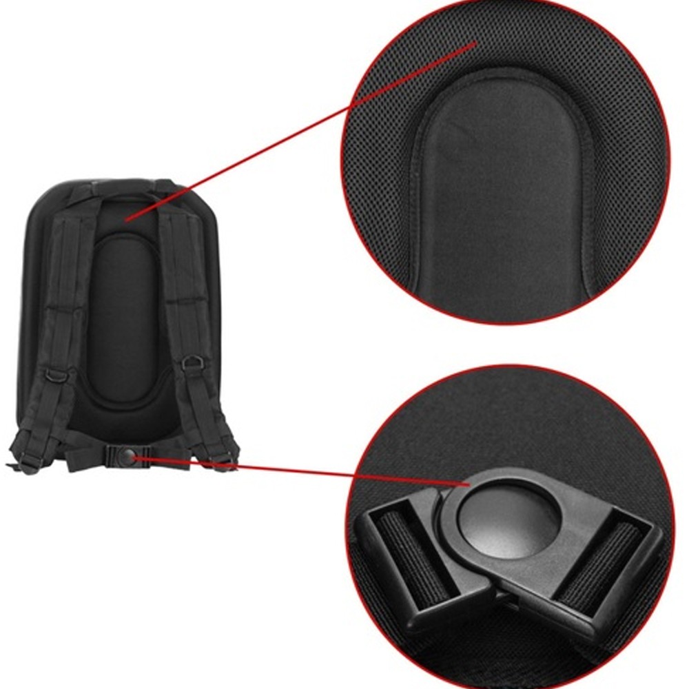 Xit Hardshell Drone Backpack Case for DJI Phantom 3 / 4 – Carbon Fiber Design