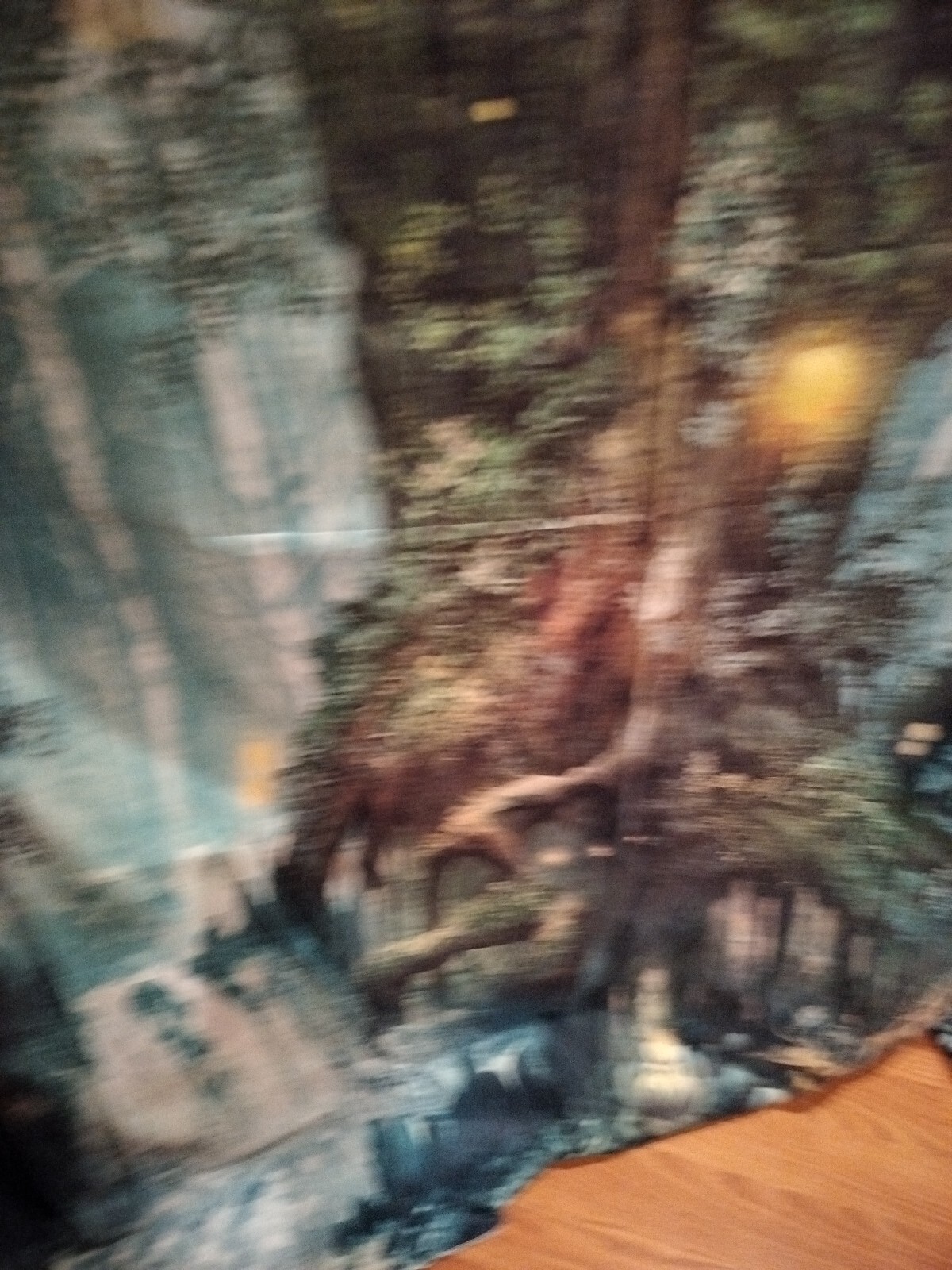 Backdrop Of Enchanted Forest AndTree 78in Wide, 60in Tall