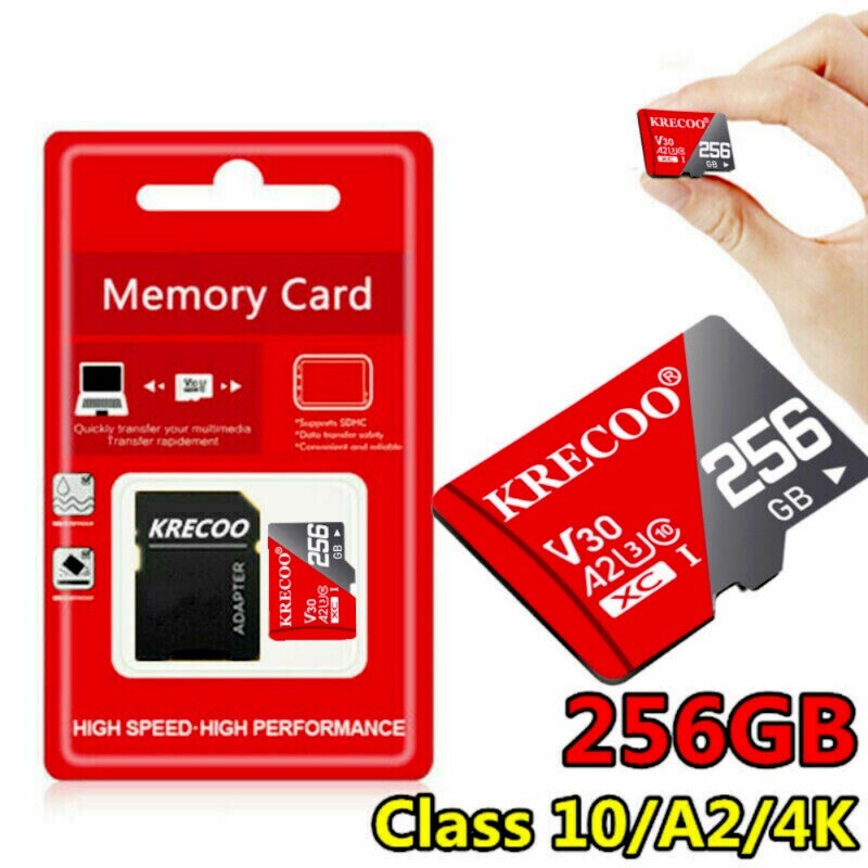 Memory Card 1TB Micro SD Card 4K Class10 Flash TF with Adapter for Phone USA LOT