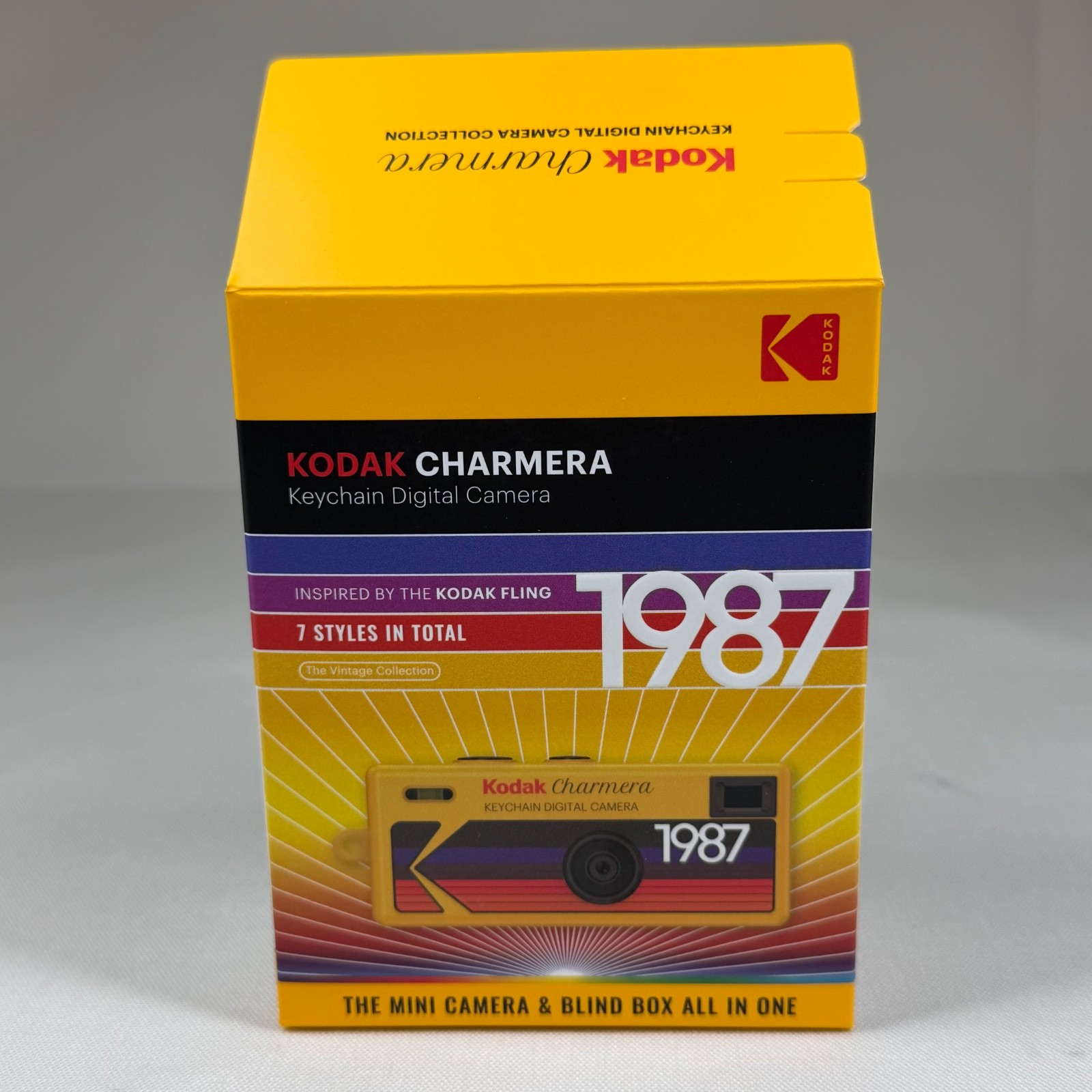 Kodak Charmera 1987 Keychain Digital Camera Type 04 White Color Block NEVER USED