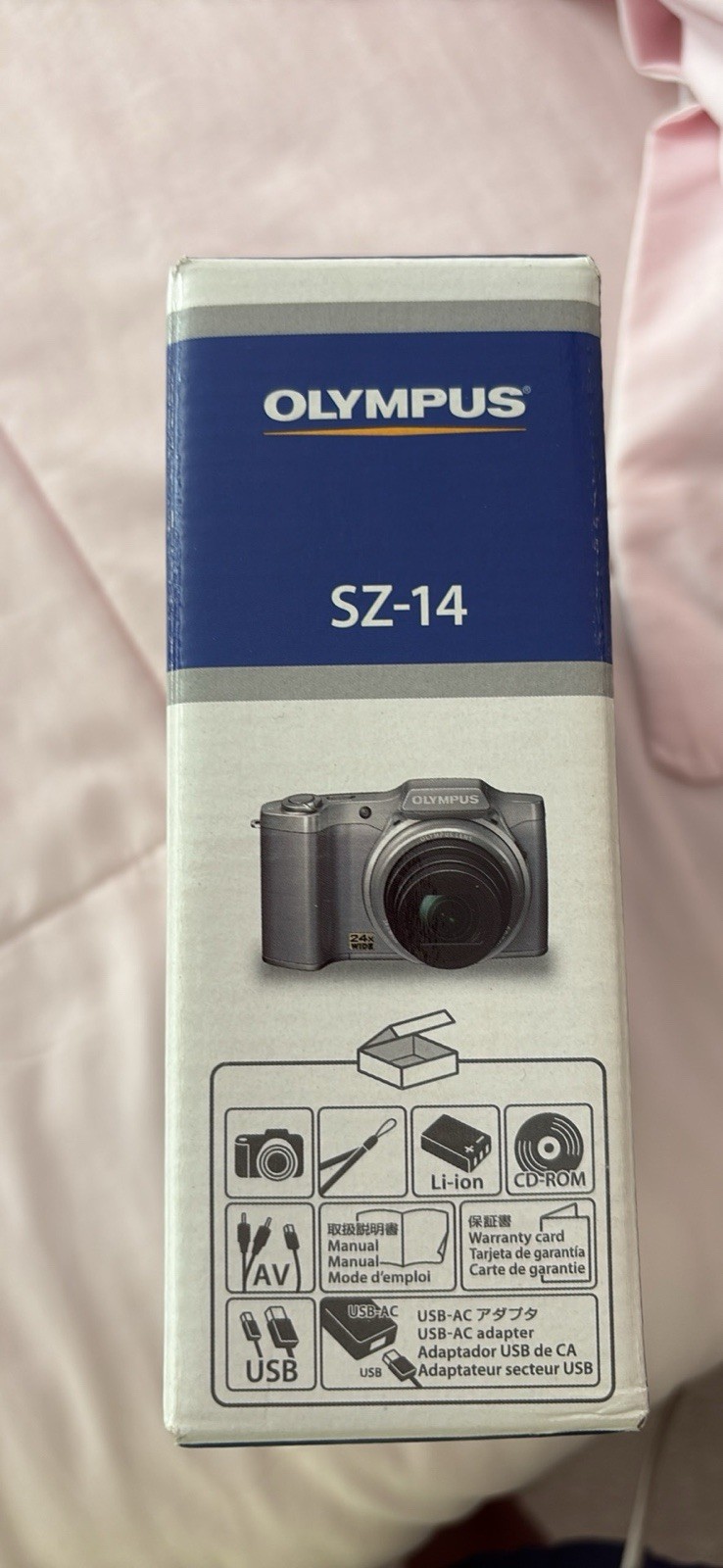 Olympus SZ-14 14.0MP Digital Camera – Silver