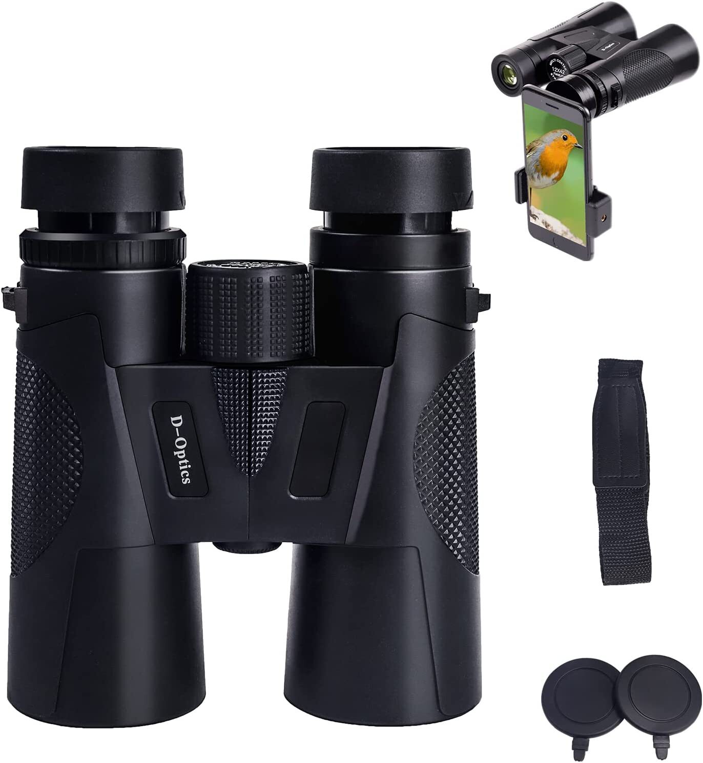 12×42 Binoculars for Bird Watching & Lightweight Birding Binoculars for Hunting