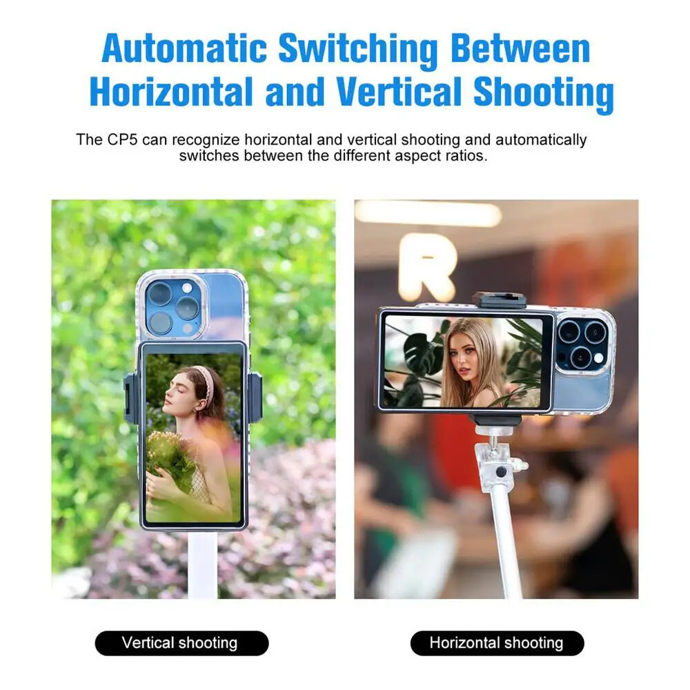 SHIMBOL CP5 Wireless Magnet Phone Monitor Screen Vlog Selfie Rear Camera Mirror
