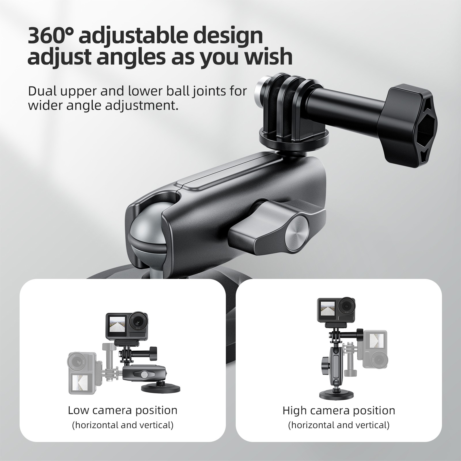 Magnetic Mount Base Aluminium Alloy Bracket Fits For Insta360 one X2/X3/RS