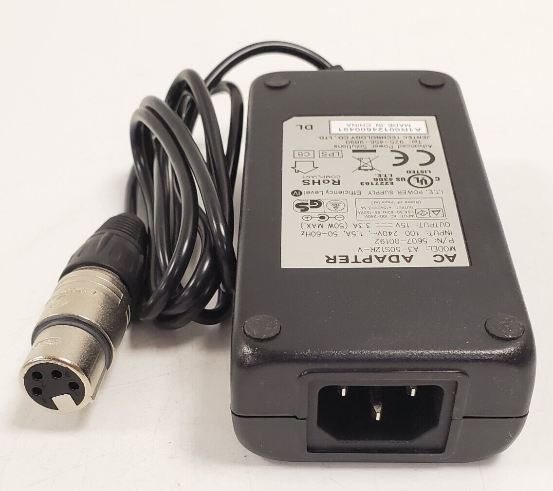 Lot of 60 AC Power Adapters A3-50S12R-V AC 100-240V, 1.5A , 15V 50W