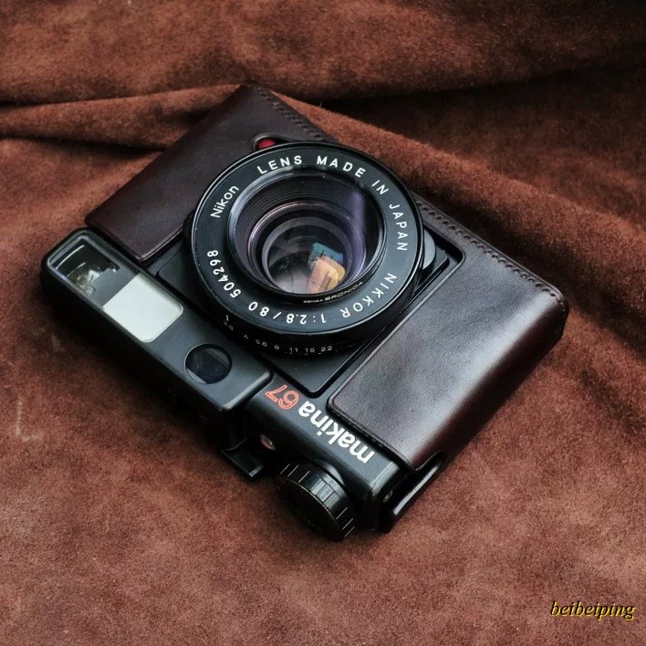 Genuine Leather Camera Case Multicolor for Makina67 670 Camera Handmade